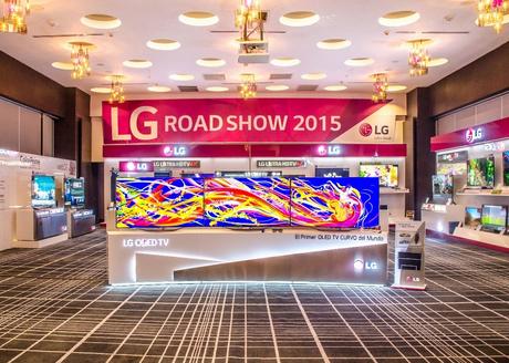 LG presenta nueva línea de productos en el RoadShow 2015.