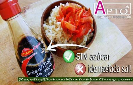 Salsa de Soja y dieta Dukan ¿apta o tolerada? Salsa de Soja y dieta Dukan ¿qué marcas son aptas desde Ataque?