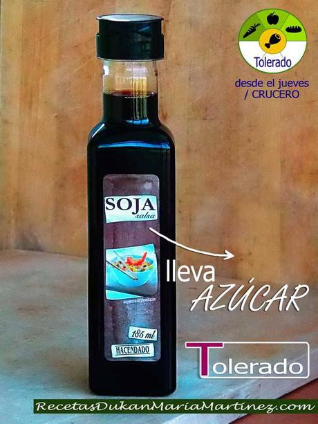 Salsa de Soja y dieta Dukan ¿apta o tolerada? Salsa de Soja y dieta Dukan ¿qué marcas son aptas desde Ataque?