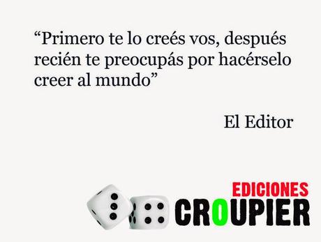 El oficio del editor: entrevista con Diego Herrera Ediciones Croupier de Buenos Aires.