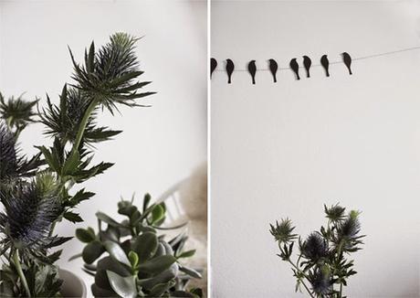 Un salón con encanto y un DIY para paredes en BLANCO Y NEGRO Un salón con encanto y un DIY para paredes en BLANCO Y NEGRO