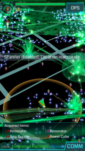 Pac Man en Ingress Ingress