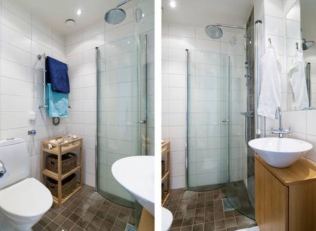 Un estudio decorado en madera y color gris Un estudio decorado en madera y color gris