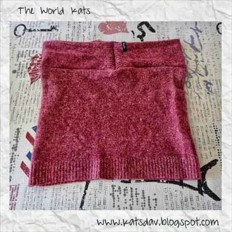 Transformación un jersey en una falda Transformación un jersey en una falda