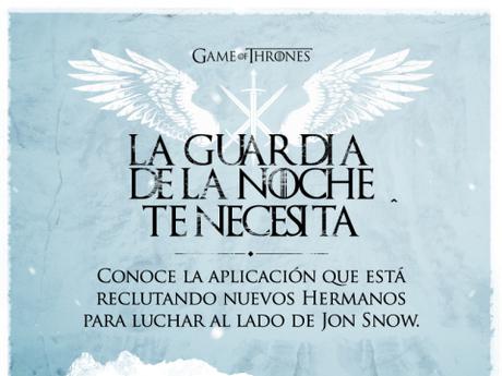 #GameOfThrones: #LaGuardiaDeLaNoche te necesita. Estreno en @HBOLAT , 12 de abril de 2015