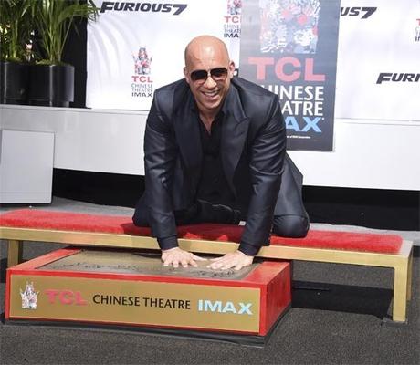 Vin Diesel huellas Hollywood
