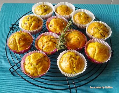 Muffins de jamón y cebolla Muffins de jamón y cebolla