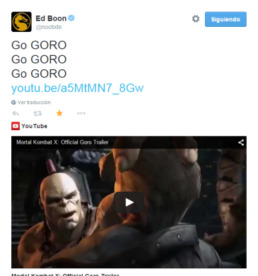 Goro_Trailer oficial_Mortal Kombat X