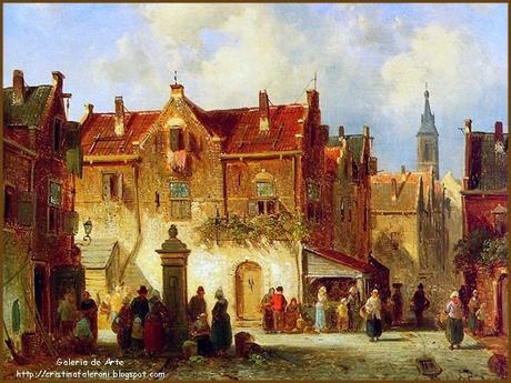 CHARLES LEICKERT. Bélgica 1816 - 1907 CHARLES LEICKERT. Bélgica 1816 - 1907