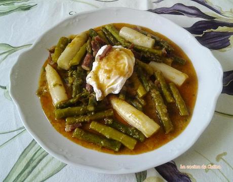 Caldereta de espárragos Caldereta de espárragos