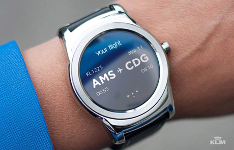KLM lanza app para el reloj inteligente de “Android” KLM lanza app para el reloj inteligente de “Android”