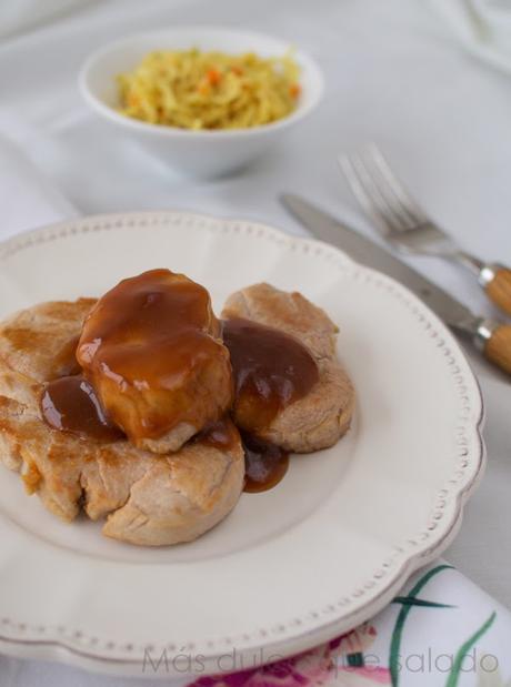 Solomillos en salsa agridulce Solomillos en salsa agridulce