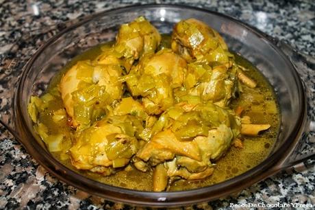 POLLO EN SALSA DE PUERROS POLLO EN SALSA DE PUERROS