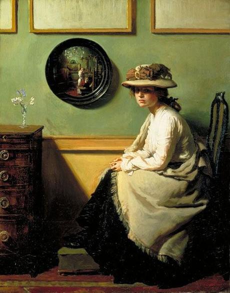 SOBRE LA REGLA FUNDAMENTAL DE LA ASOCIACIÓN LIBRE William Orpen, The Mirror. 1900