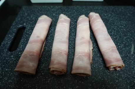 Rollitos de jamón y queso Rollitos de jamón y queso