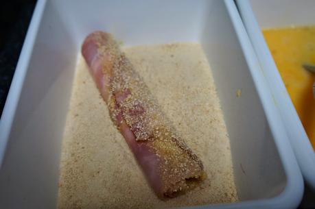 Rollitos de jamón y queso Rollitos de jamón y queso