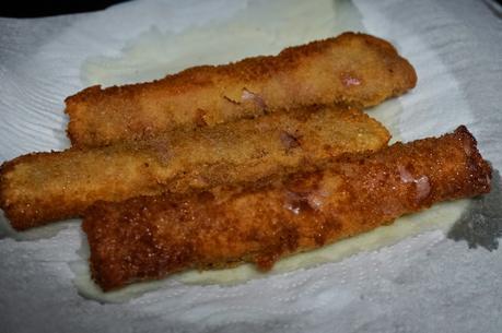 Rollitos de jamón y queso Rollitos de jamón y queso