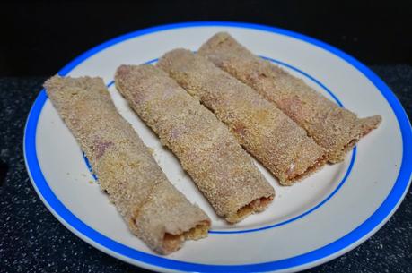 Rollitos de jamón y queso Rollitos de jamón y queso