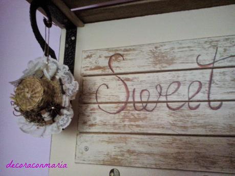 ♥ ♥ ♥ UN PERCHERO RÚSTICO CHIC ♥ ♥ ♥ UN PERCHERO RÚSTICO CHIC