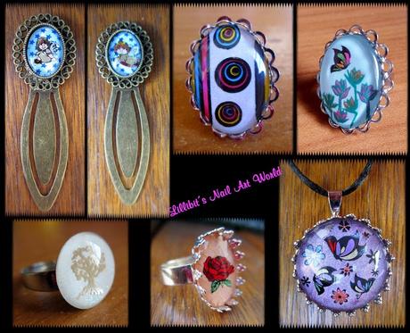 Más de mis creaciones con esmaltes (II) Más de mis creaciones con esmaltes (II)