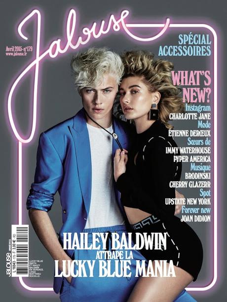 Hailey Baldwin y Lucky Blue posan para Jalouse Hailey Baldwin y Lucky Blue posan para Jalouse