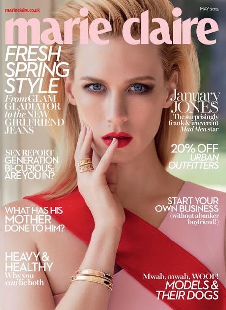 January Jones habla sobre sus vitaminas de placenta para Marie Claire Reino Unido