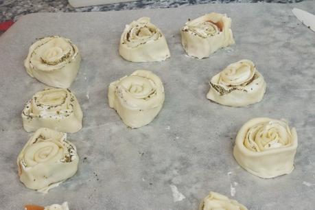 Caracolas de salmón y queso Caracolas de salmón y queso