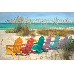 Colored Beach Chairs - Print Gallery Palette