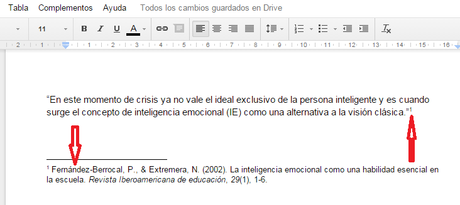 Citar automáticamente en un Documento de Google Doc Citar automáticamente en un Documento de Google Doc