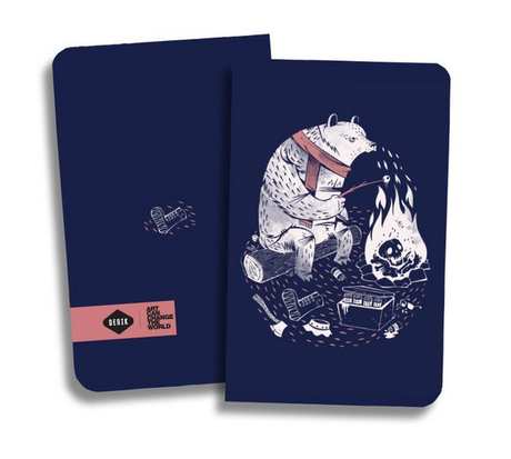 Denik. Las libretas que construían escuelas. Denik arte solidaridad creatividad economía colaborativa