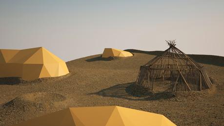 Reconstrucción virtual del yacimiento de Dolni Vestonice I. Reconstrucción virtual del yacimiento de Dolni Vestonice I.