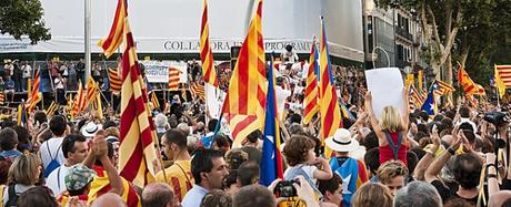 Manifestación independentismo catalán