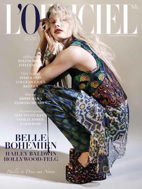 Hailey Baldwin enamora en el interior de L'Officiel