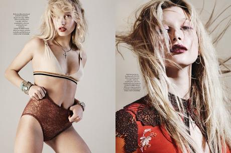 Hailey Baldwin enamora en el interior de L'Officiel