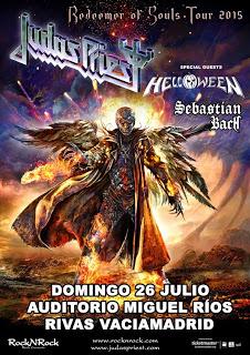 Judas Priest, Helloween y Sebastian Bach el 26 de julio en Rivas Vaciamadrid Judas Priest, Helloween y Sebastian Bach el 26 de julio en Rivas Vaciamadrid