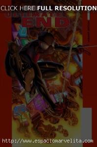 Portada alternativa de Mark Bagley para Ultimate End Nº 1 Ultimate End Nº 1