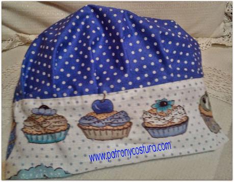 DIY- Gorro de Chef- Tema 99 www.patronycostura.com