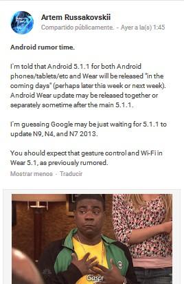 Android 5.1.1 is coming portada android 5.1.1