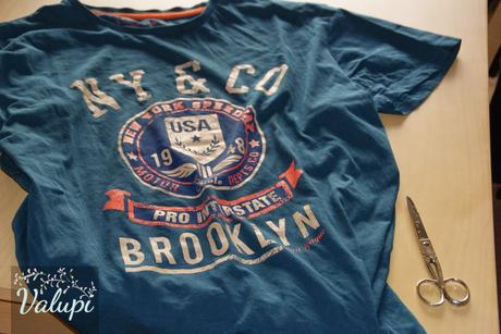 DIY - Reciclando una camiseta de chico DIY - Reciclando una camiseta de chico