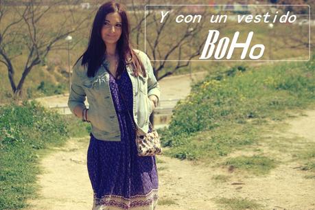 Y con un vestido BoHo Y con un vestido BoHo