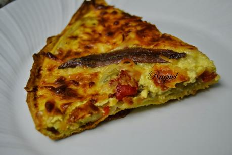 Quiche de Escalivada, Atún y Anchoas Quiche de Escalivada, Atún y Anchoas