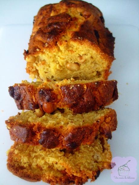 Plum-cake de plátano y cacahuetes Plum-cake de plátano y cacahuetes