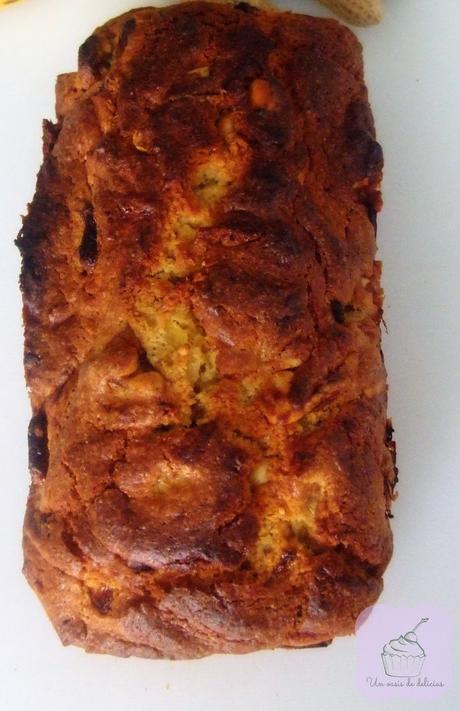 Plum-cake de plátano y cacahuetes Plum-cake de plátano y cacahuetes