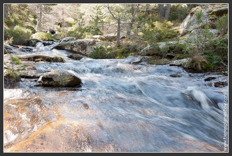 Ruta Chorrera de Mojonavalle en el Puerto de Canencia Madrid