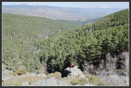 Ruta Chorrera de Mojonavalle en el Puerto de Canencia Madrid