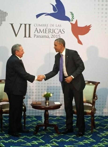 Raúl Castro y Obama se reunieron en Panamá [+ video]