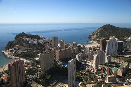 Benidorm a vista de pájaro