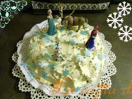 Tarta Frozen - de zanahoria, frutos secos y tofee