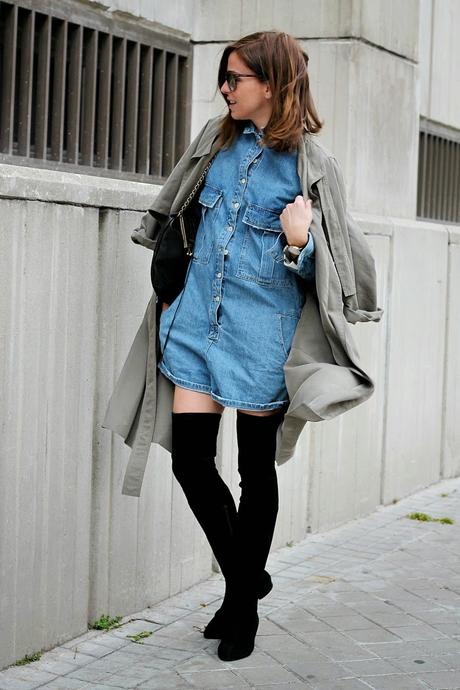 mono en denim mono en denim