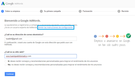 Cómo usar Adwords por primera vez